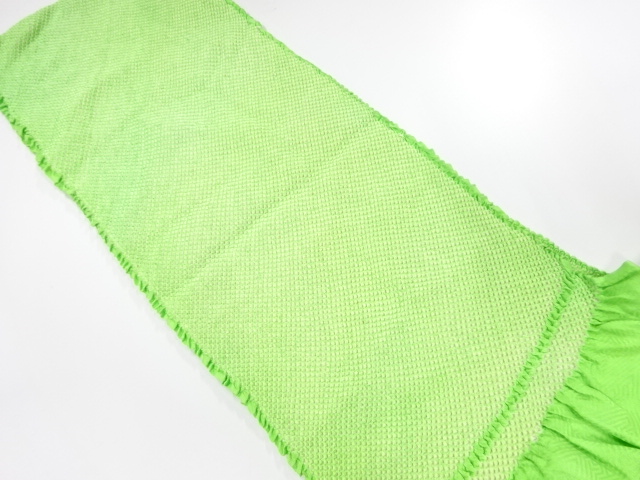 正絹　振袖用　絞り　帯揚げ